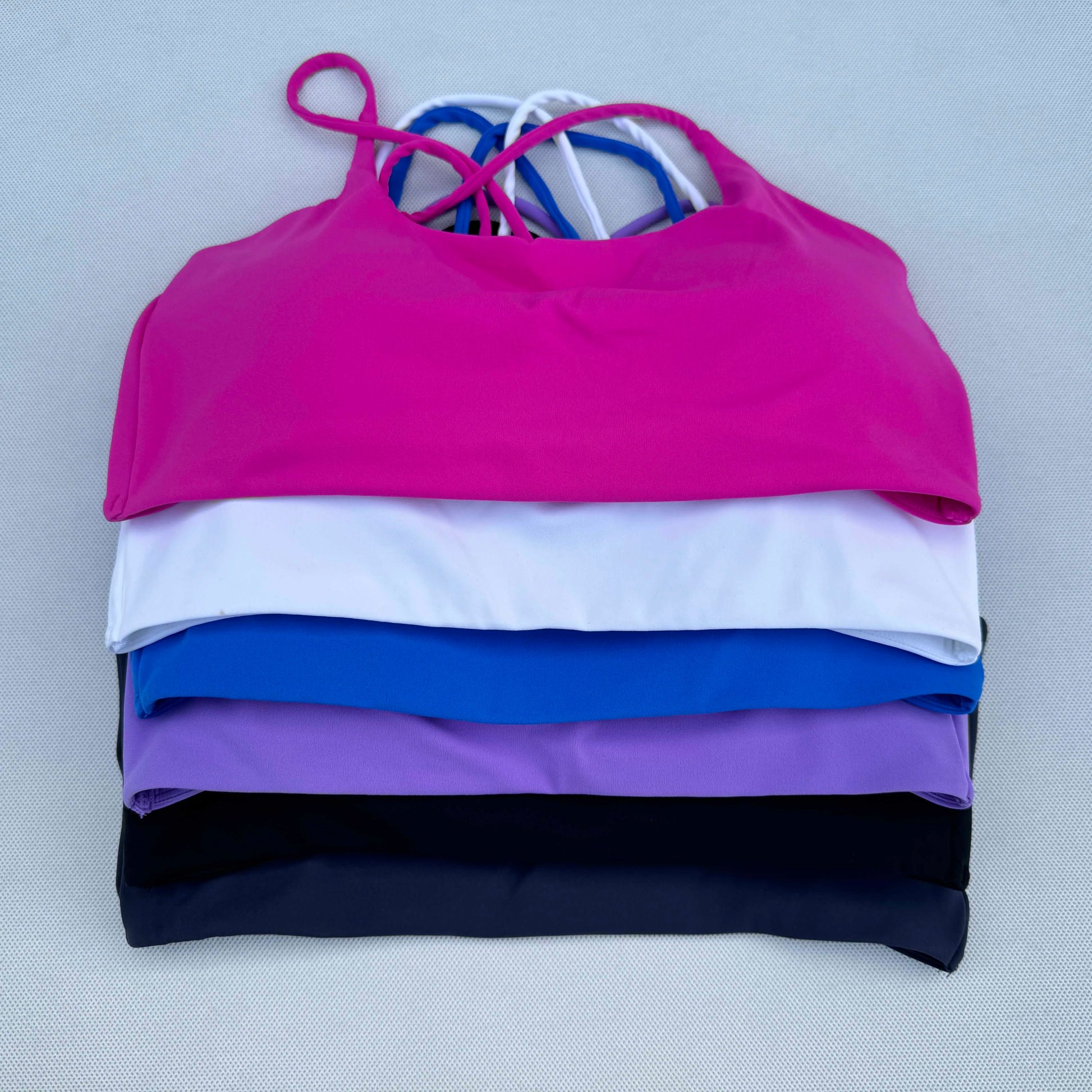 Sportswear Woman Gym Underwear Yoga Sport Bra Outdoor Jogging Cross Thin Shoulder Strap Fitness Sports Bra Breathable Female Top