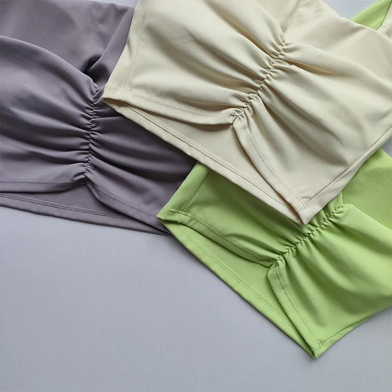 Sexy Halter Padded Athletic Sport Bra Women Backless Gym Yoga Crop Top Fitness Bra Workout Tops Gym Fitness Sports Bra