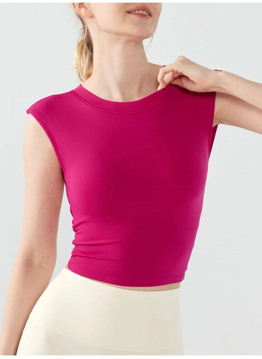 Women Sports Bra Top Push up Sexy Beauty Back Fitness Yoga Bra T-Shirts Sport Tops for Women Breathable Running Vest Gym Wear