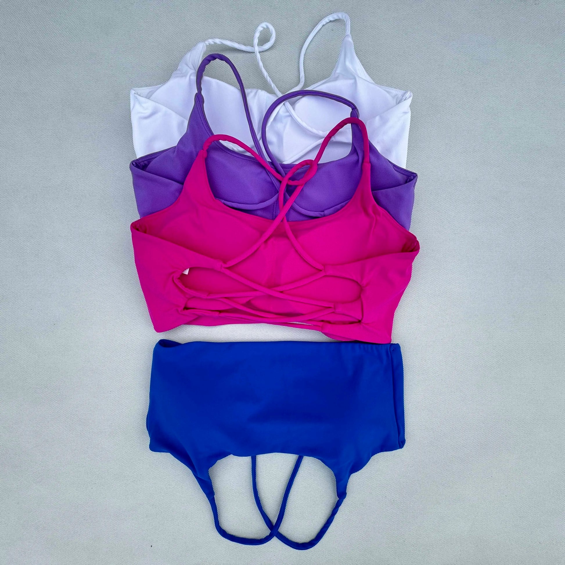 Sportswear Woman Gym Underwear Yoga Sport Bra Outdoor Jogging Cross Thin Shoulder Strap Fitness Sports Bra Breathable Female Top