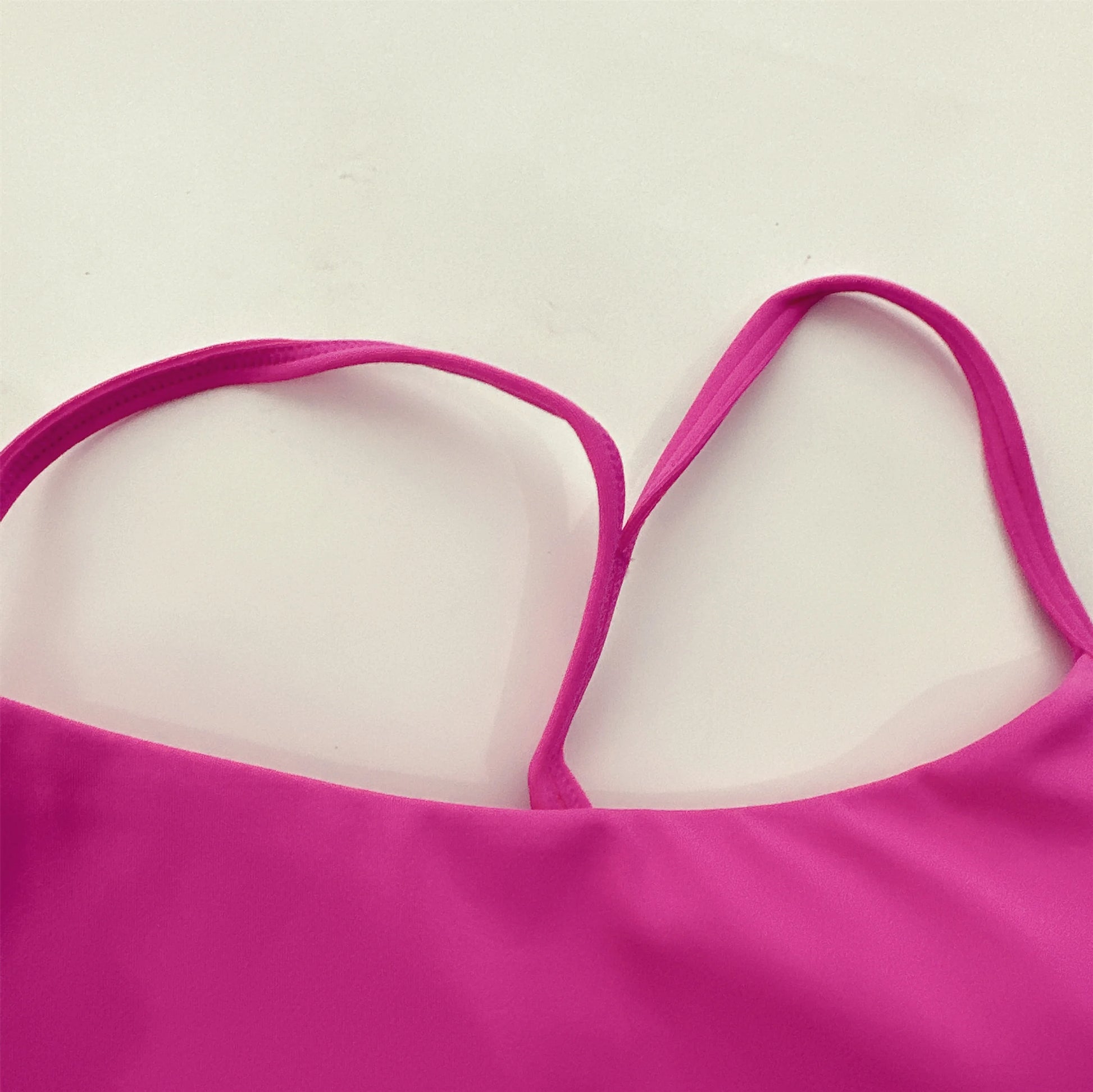 Solid Color Women Y-Line Straps Fitness Sport Bra High Strength Top Comprehensive Training Gym Yoga Underwear Top with Chest Pad